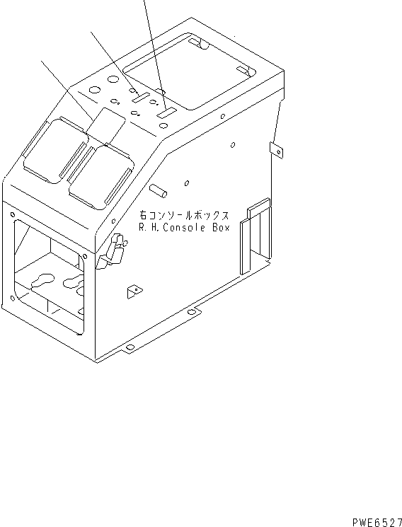 Wheel Loaders Komatsu / WA100-3A-SN S/N 53001-UP(wa100-4r) / FLOOR DECAL (WITH MULTI COUPLER S.P.A.P.)(241100 : K4215-01A4)