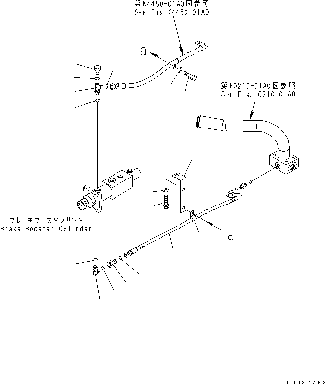 Wheel Loaders Komatsu / WA100-5-SN S/N 70001-UP(wa100-ar) / FLOOR (INCHING BRAKE)(240230 : K0210-13A0)
