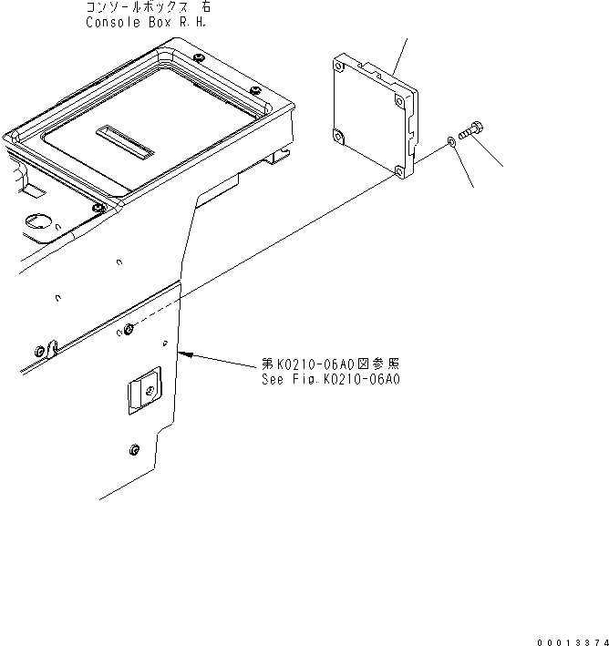 Wheel Loaders Komatsu / WA100-5-SN S/N 70001-UP(wa100-ar) / FLOOR (HST CONTROLLER)(240240 : K0210-14A0)