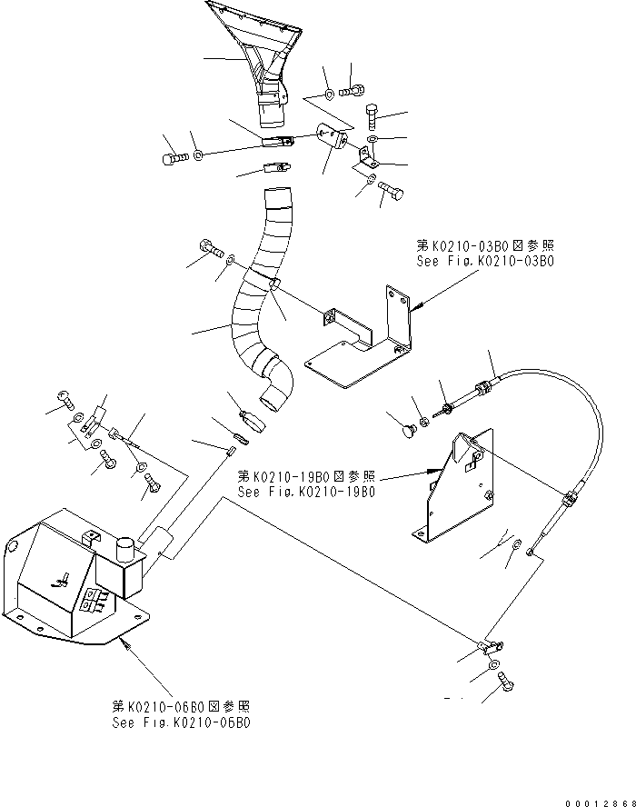 Wheel Loaders Komatsu / WA100-5-SN S/N 70001-UP(wa100-ar) / REAR DEFROSTER(240490 : K0210-38B0)