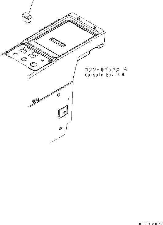 Wheel Loaders Komatsu / WA100-5-SN S/N 70001-UP(wa100-ar) / FOG LAMP SWITCH(240550 : K0210-43B0)