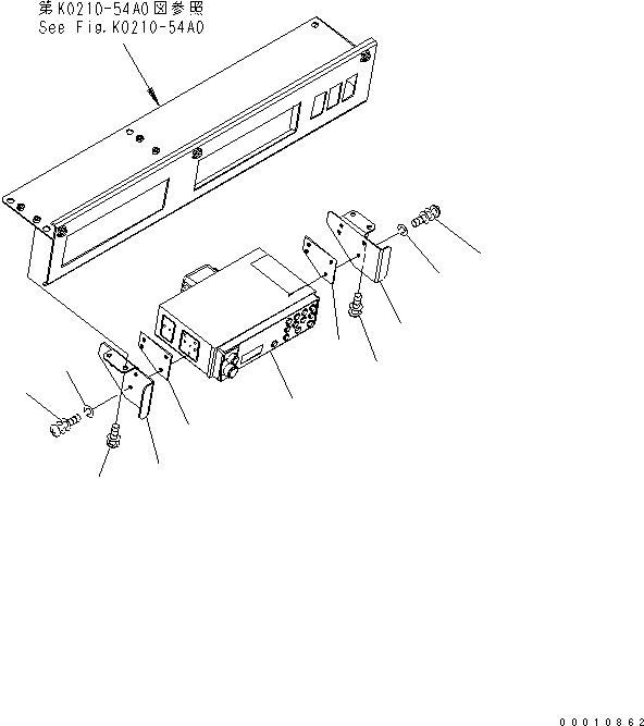 Wheel Loaders Komatsu / WA100-5-SN S/N 70001-UP(wa100-ar) / RADIO (AM¤FM)(240760 : K0810-01A0)