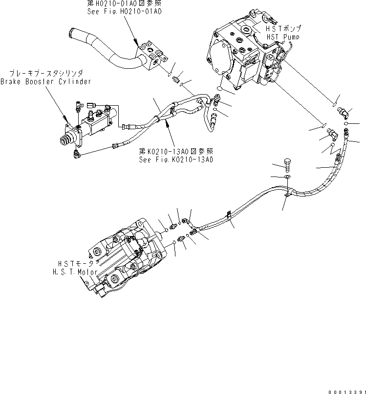 Wheel Loaders Komatsu / WA100-5-SN S/N 70001-UP(wa100-ar) / INCHING CONTROL(240810 : K4450-01A0)
