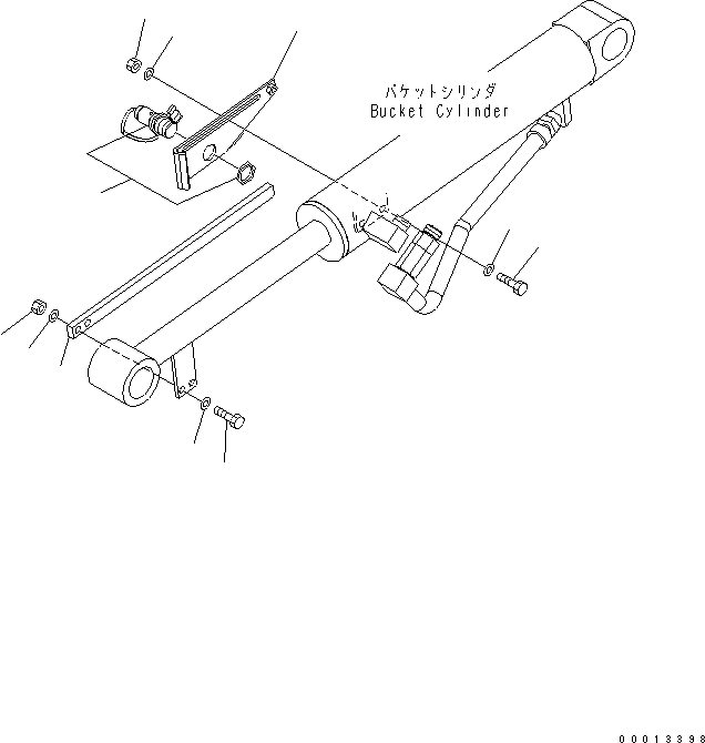 Wheel Loaders Komatsu / WA100-5-SN S/N 70001-UP(wa100-ar) / BUCKET POSITIONER(240870 : K4504-01A0)