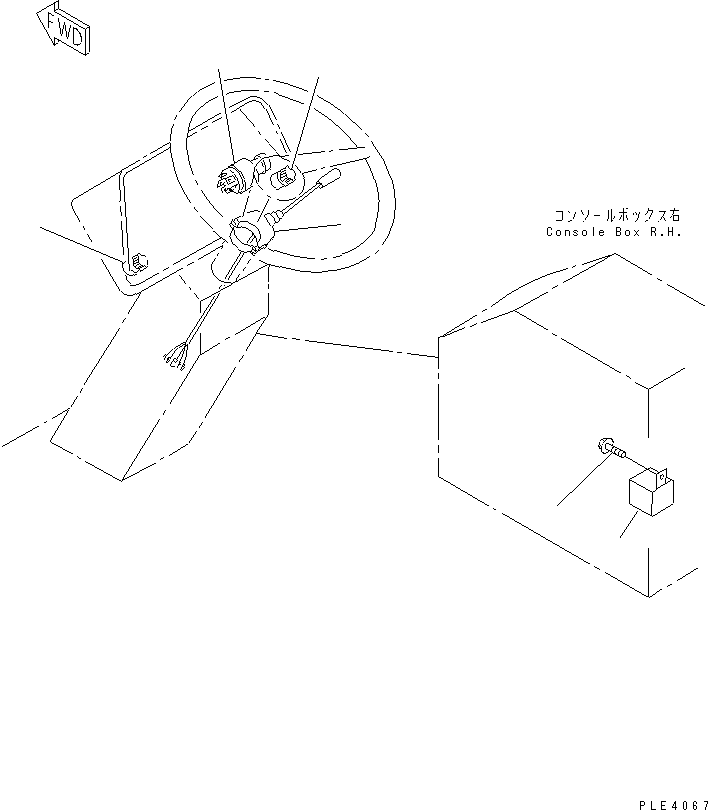 Wheel Loaders Komatsu / WA100M-3 S/N 10001-UP (Cab Spec.)(wa100m-c) / ELECTRICAL INSTRUMENT (STARTER ? TURN SIGNAL ? POSITIONER AND LAMP SWITCH)(#10001-11122)(120220 : E0260-01A0)