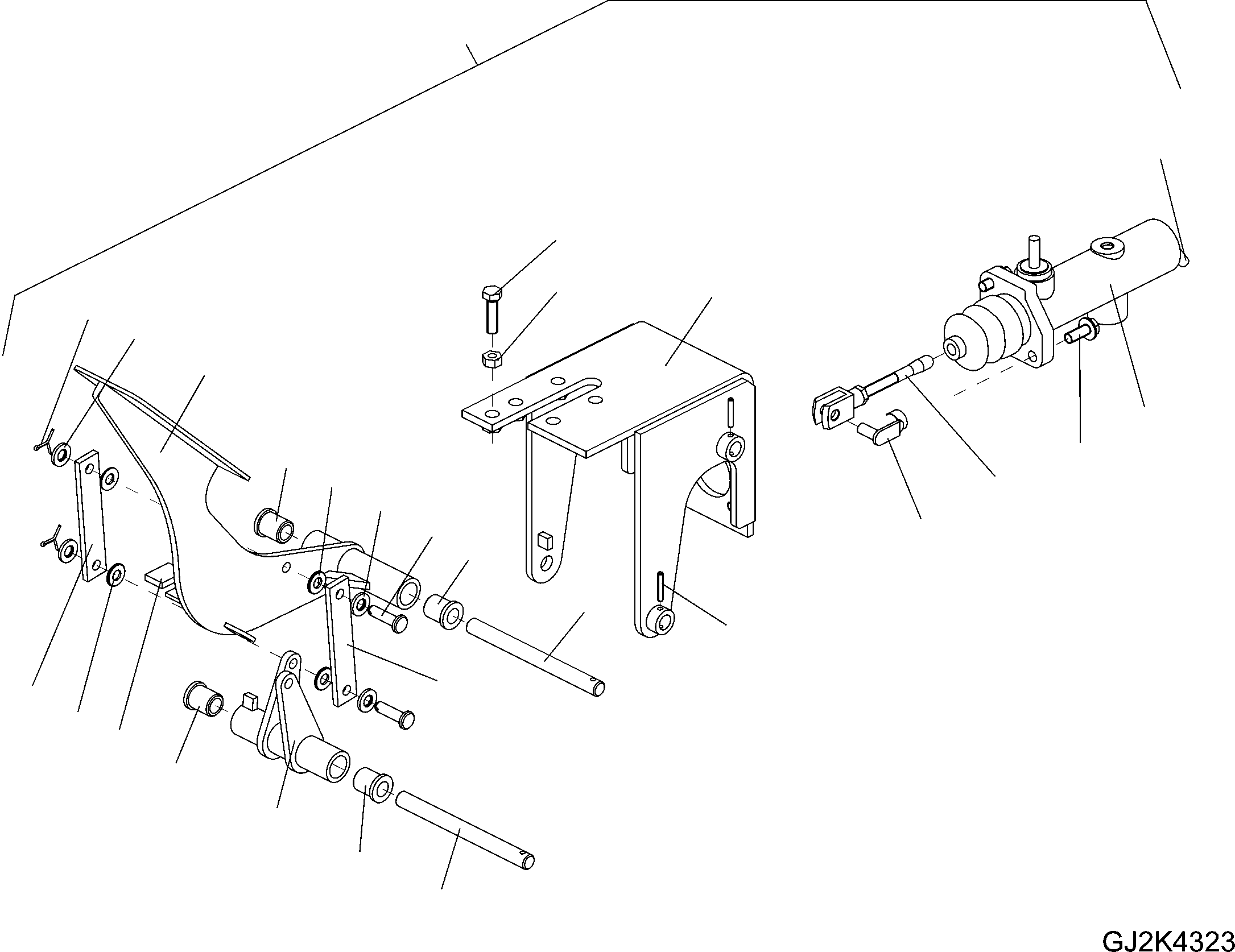 Wheel Loaders Komatsu / WA100M-5 20 km/h S/N H50051-H50352 / H50360-H50366 / H50369-H50374 / H50376-H50377 / H50379-H50381 / H50383-Up(wa100ma) / BRAKE SYSTEM(09000_C : GJ2K4323)