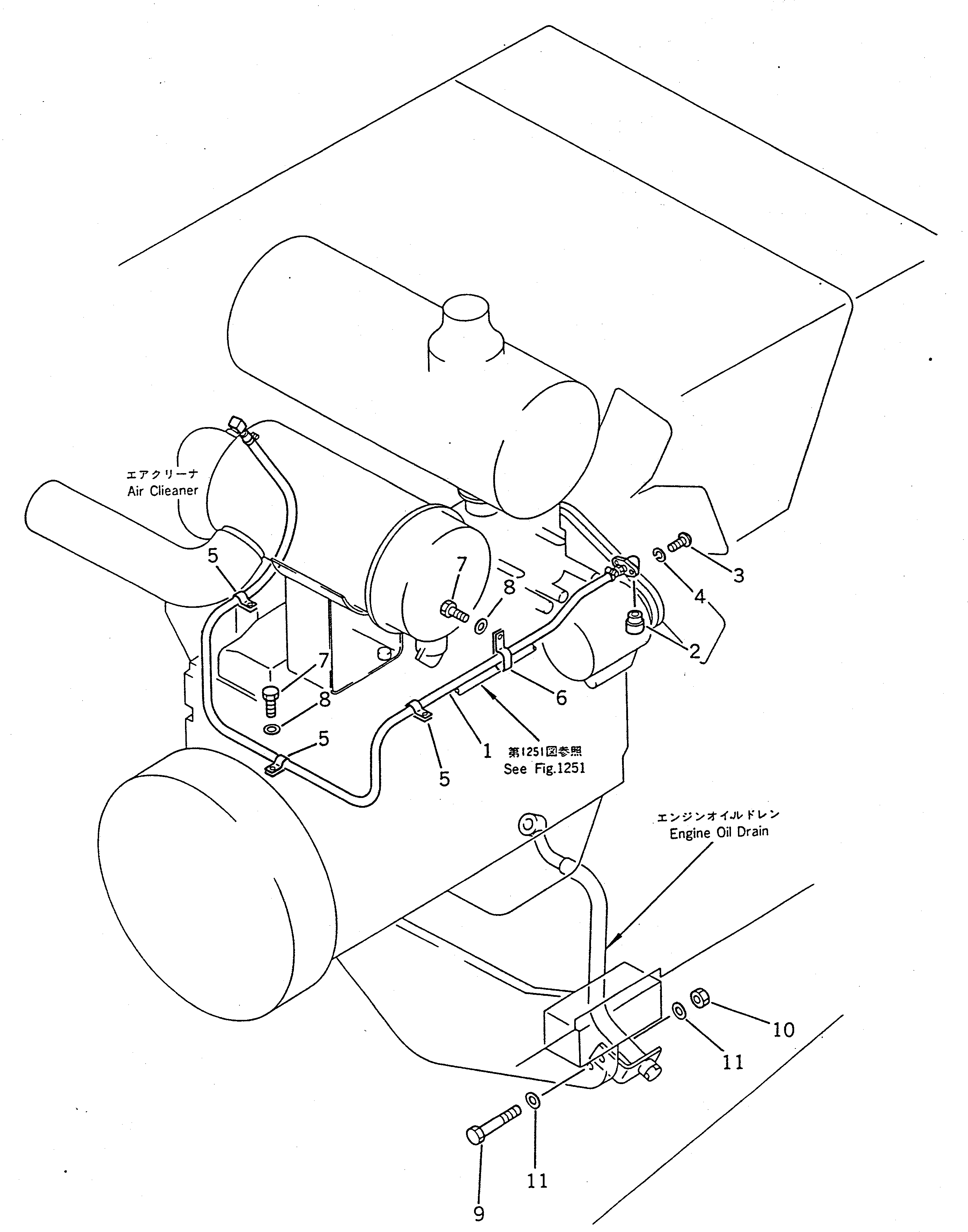 Wheel Loaders Komatsu / WA100SS-1 S/N 10001-UP(wa100s8r) / ENGINE RELATED PARTS(030020 : 1011)