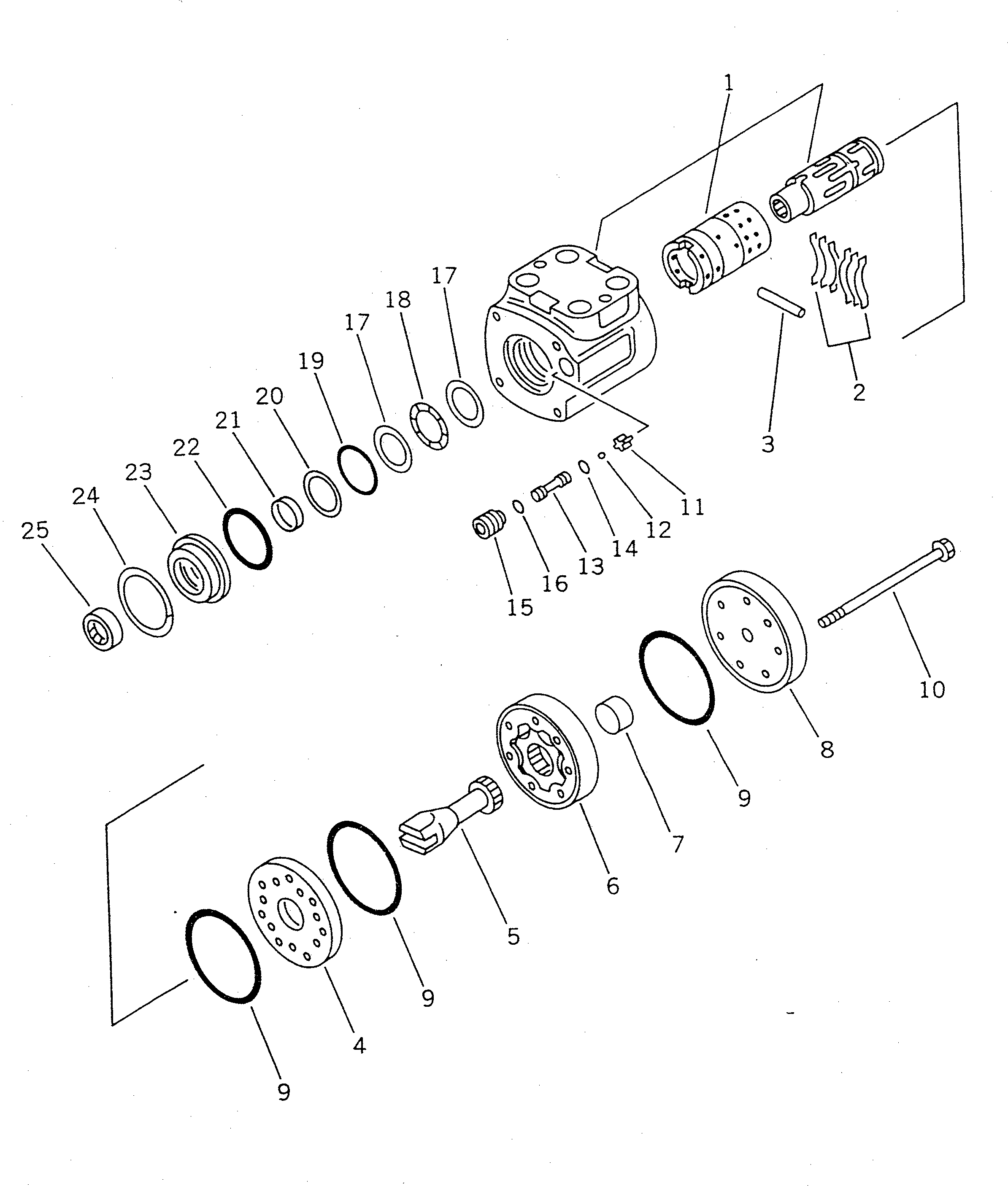 Wheel Loaders Komatsu / WA100SS-1 S/N 10001-UP(wa100s8r) / STEERING VALVE(#20001-)(120040 : 4111)