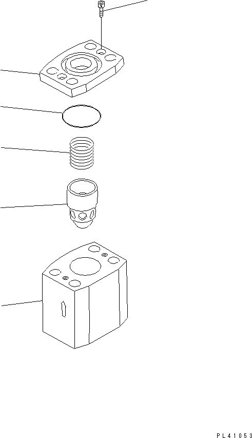 Wheel Loaders Komatsu / WA100SS-1 S/N 10001-UP(wa100s8r) / CHECK VALVE (FOR EMERGENCY STEERING)(120170 : 4815)