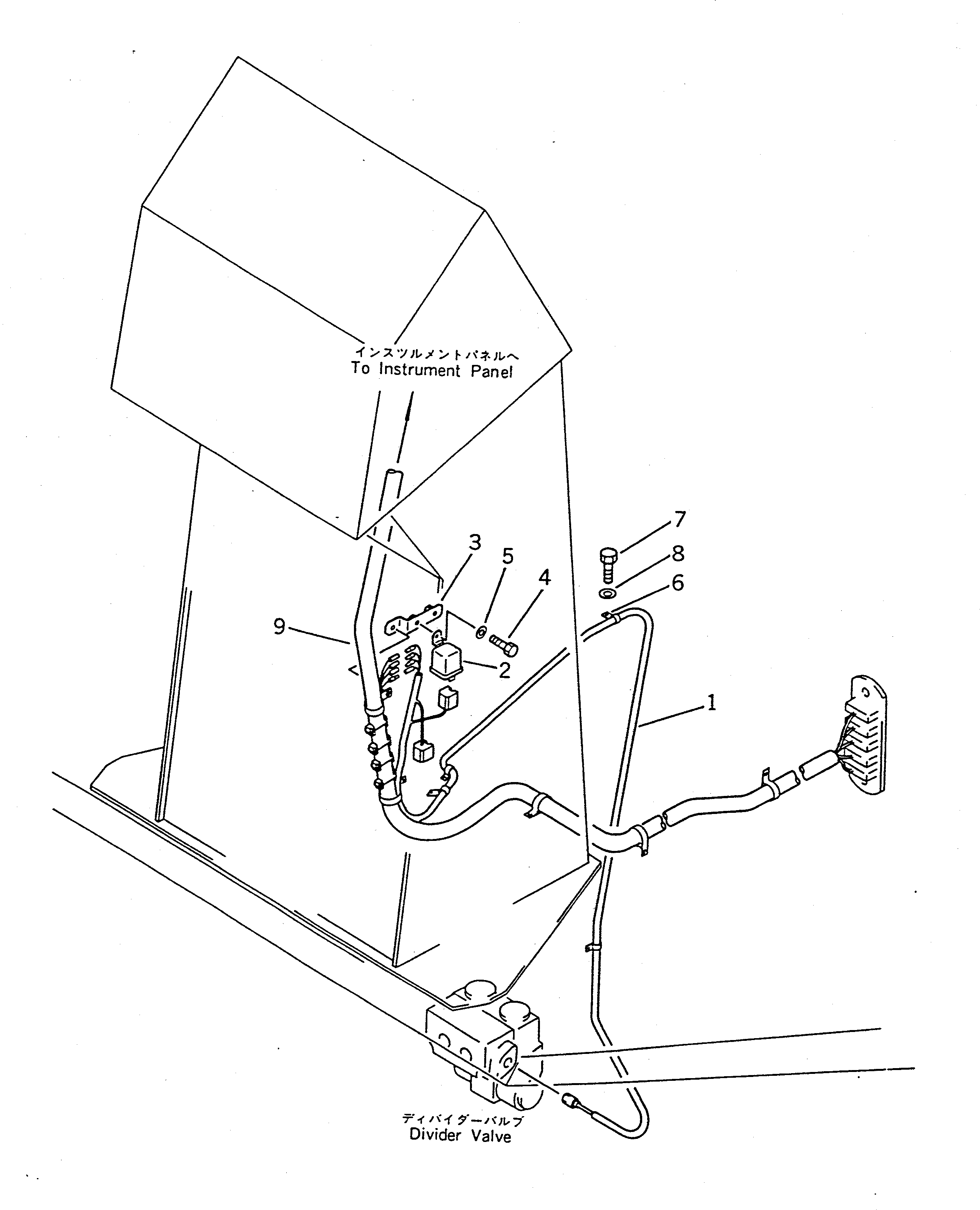 Wheel Loaders Komatsu / WA100SS-1 S/N 10001-UP(wa100s8r) / EMERGENCY STEERING PIPING (3/3)(#10001-19999)(120220 : 4833)