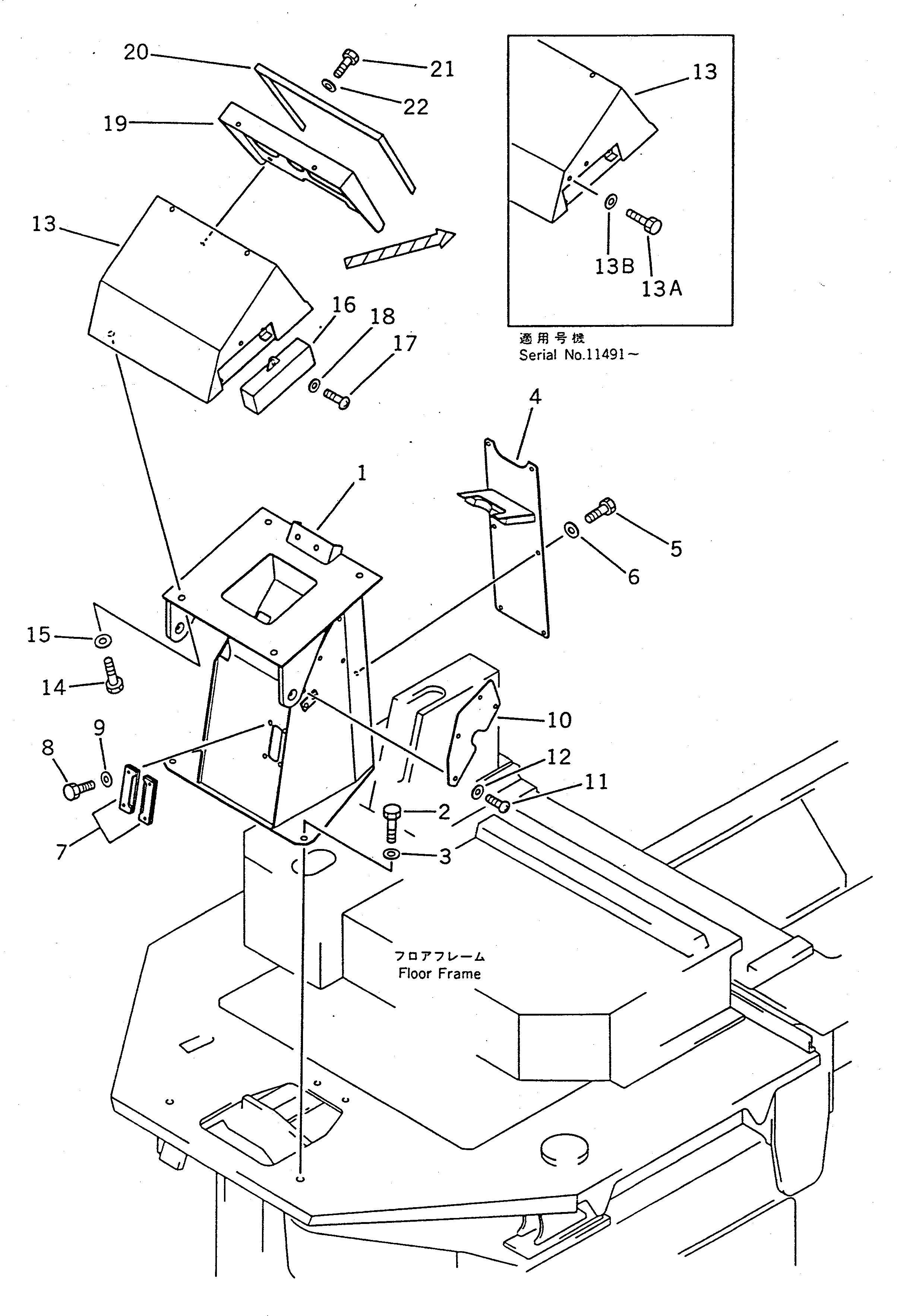 Wheel Loaders Komatsu / WA100SS-1 S/N 10001-UP(wa100s8r) / DASHBOARD (WITH CAB)(#10001-19999)(150090 : 5121)