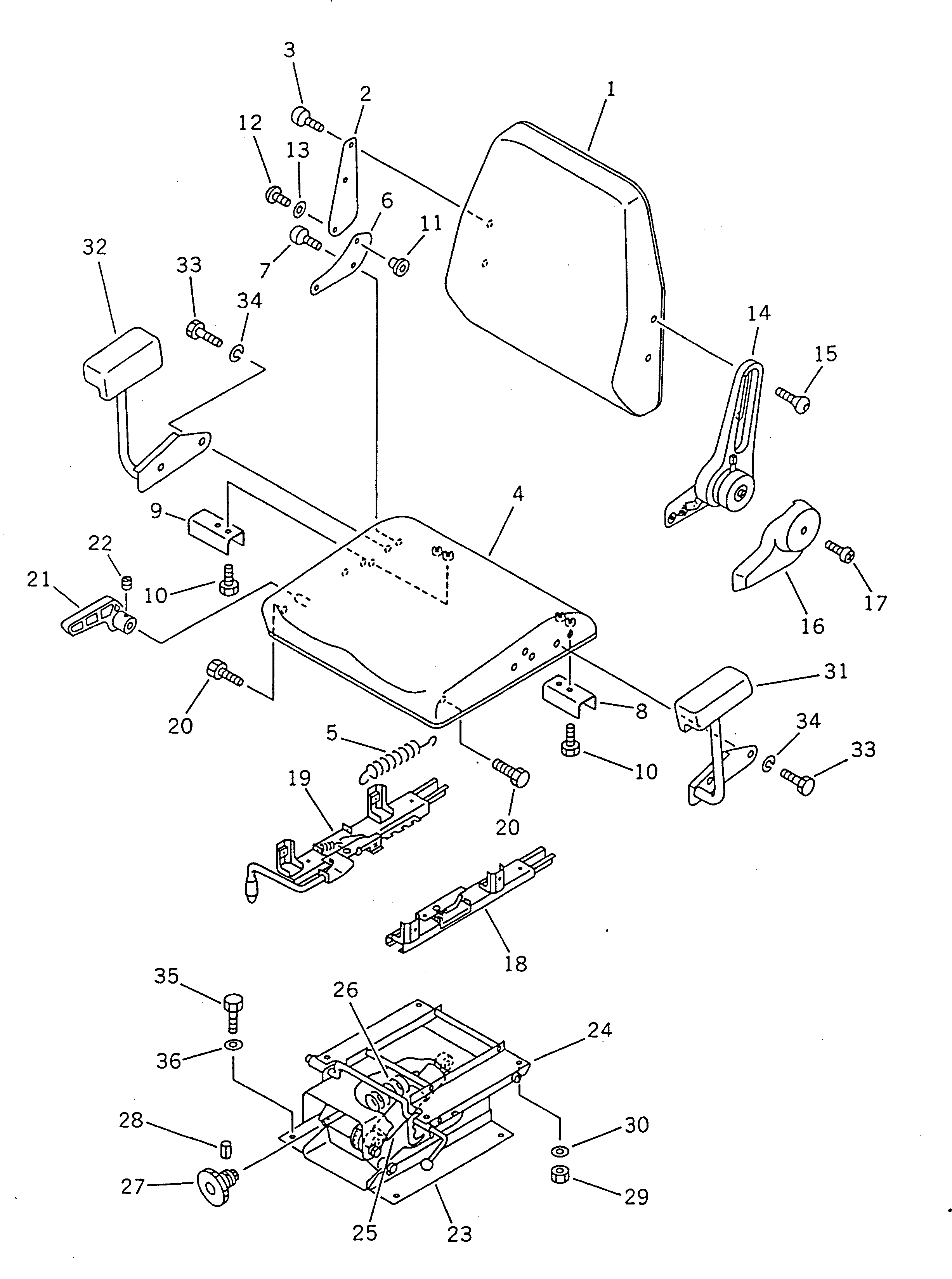 Wheel Loaders Komatsu / WA100SS-1 S/N 10001-UP(wa100s8r) / OPERATOR