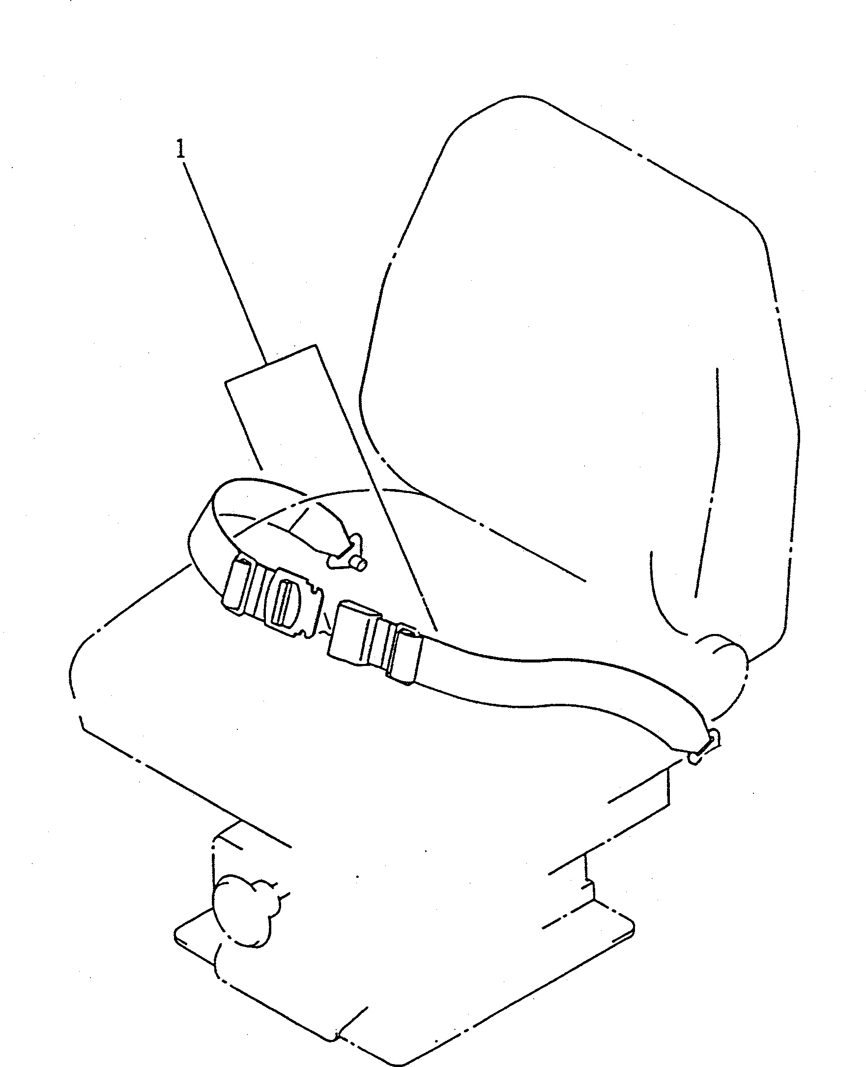 Wheel Loaders Komatsu / WA100SS-1 S/N 10001-UP(wa100s8r) / SEAT BELT(150330 : 5308)