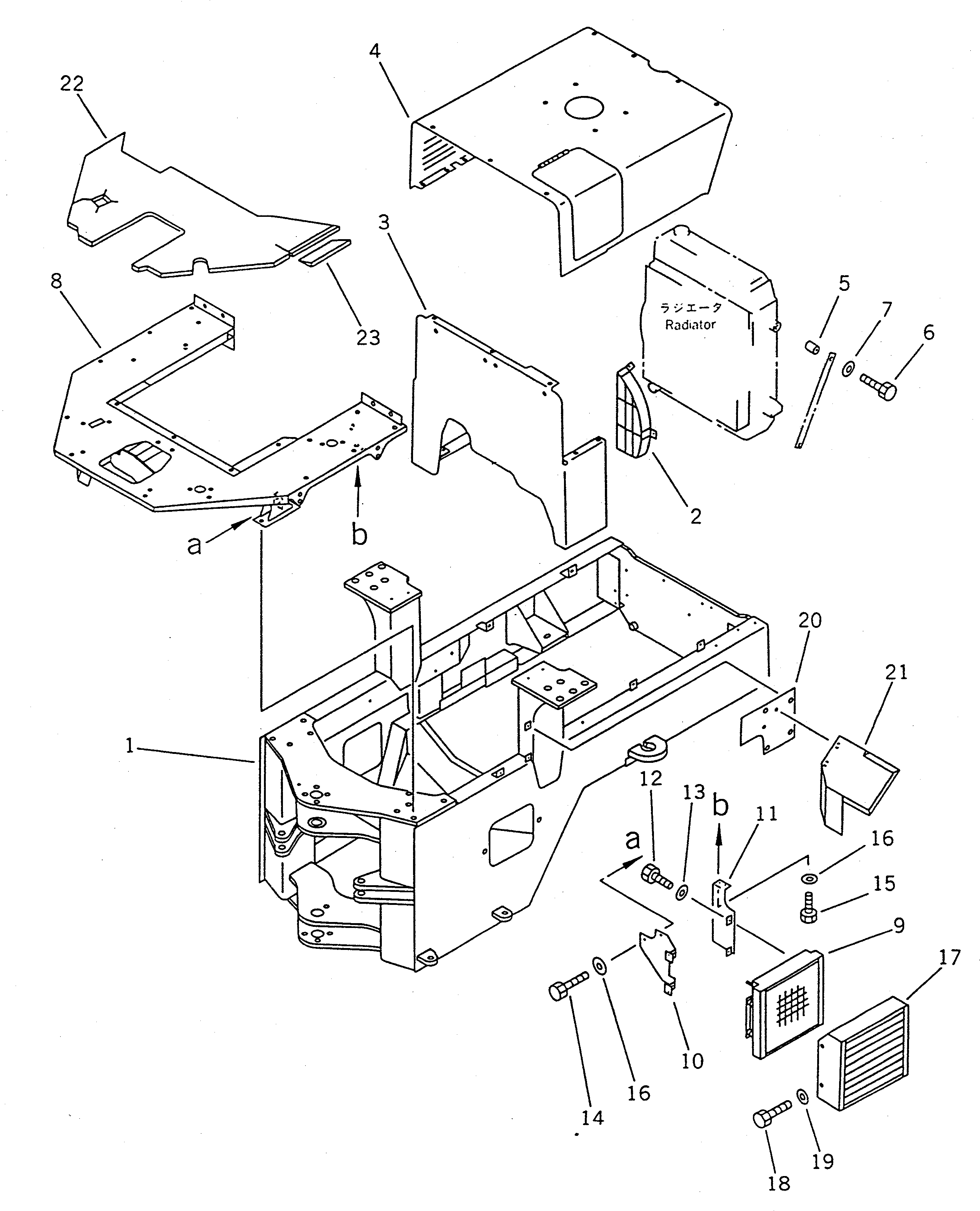 Wheel Loaders Komatsu / WA100SS-1 S/N 10001-UP(wa100s8r) / AIR CONDITIONER (4/7) (DAIKIN)(#10001-19999)(150580 : 5504)