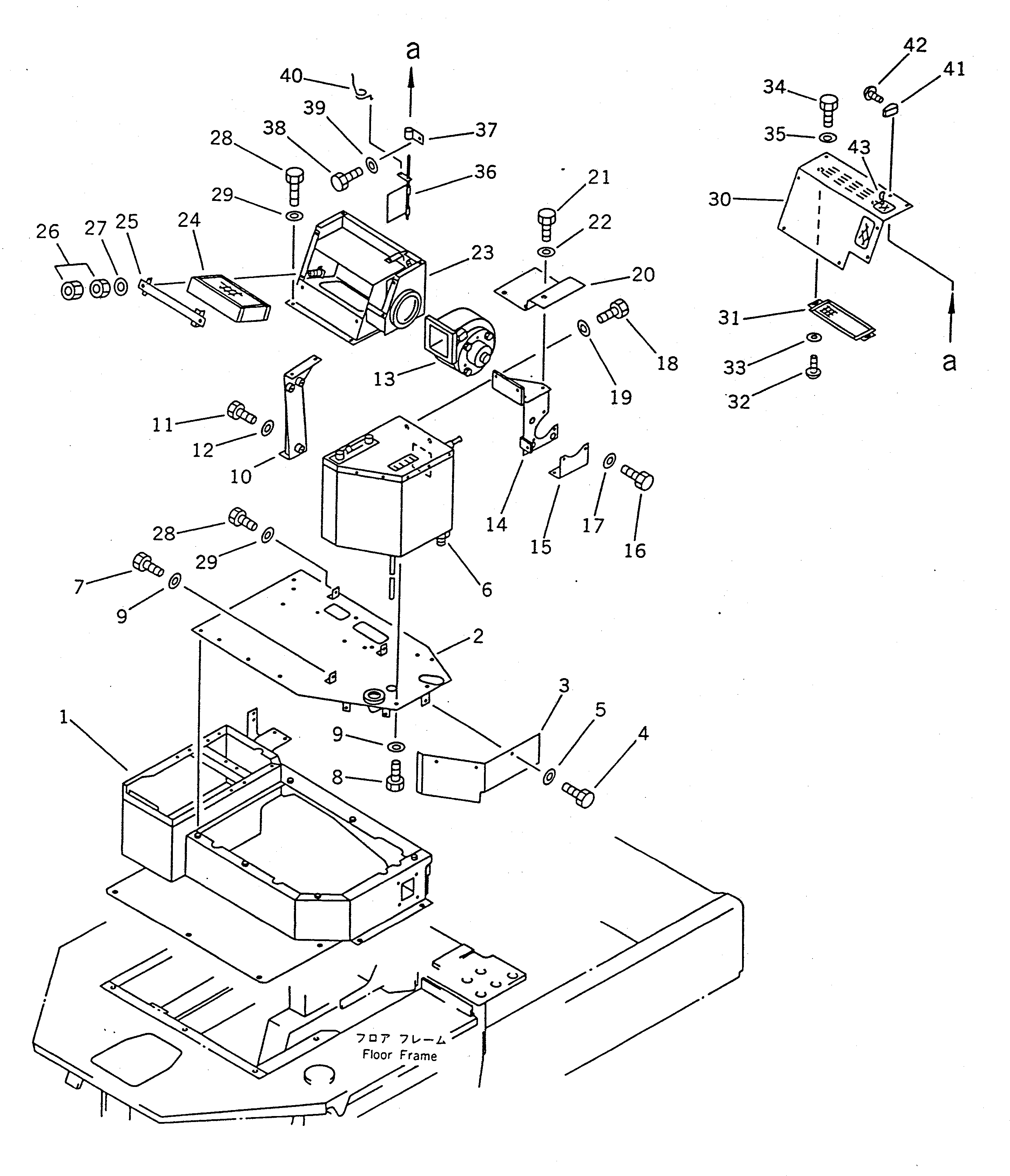 Wheel Loaders Komatsu / WA100SS-1 S/N 10001-UP(wa100s8r) / AIR CONDITIONER (5/7) (DAIKIN)(#10001-19999)(150590 : 5505)