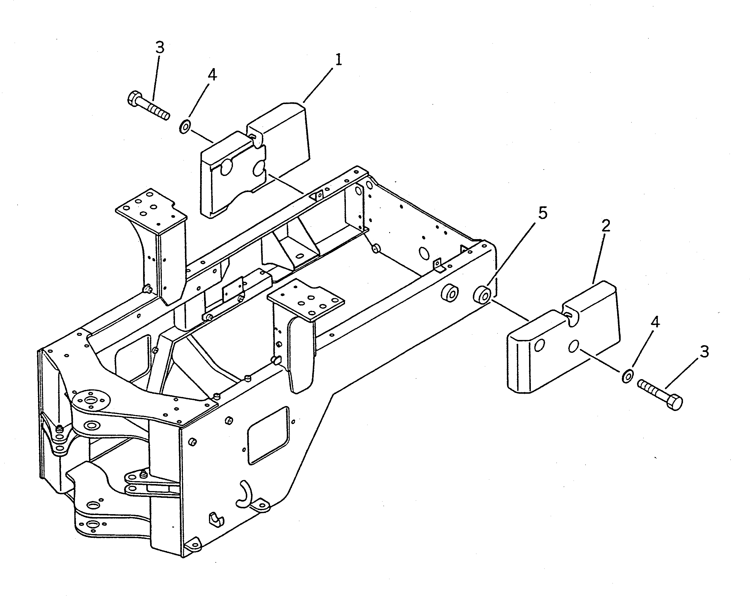 Wheel Loaders Komatsu / WA100SS-1 S/N 10001-UP(wa100s8r) / ADDITIONAL COUNTER WEIGHT(150710 : 5801)