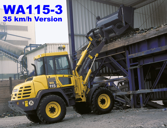 Wheel Loaders Komatsu / WA115-3 (35 km/h) WA115H30051-WA115H30180 / H30181 - Up(wa115_3s)