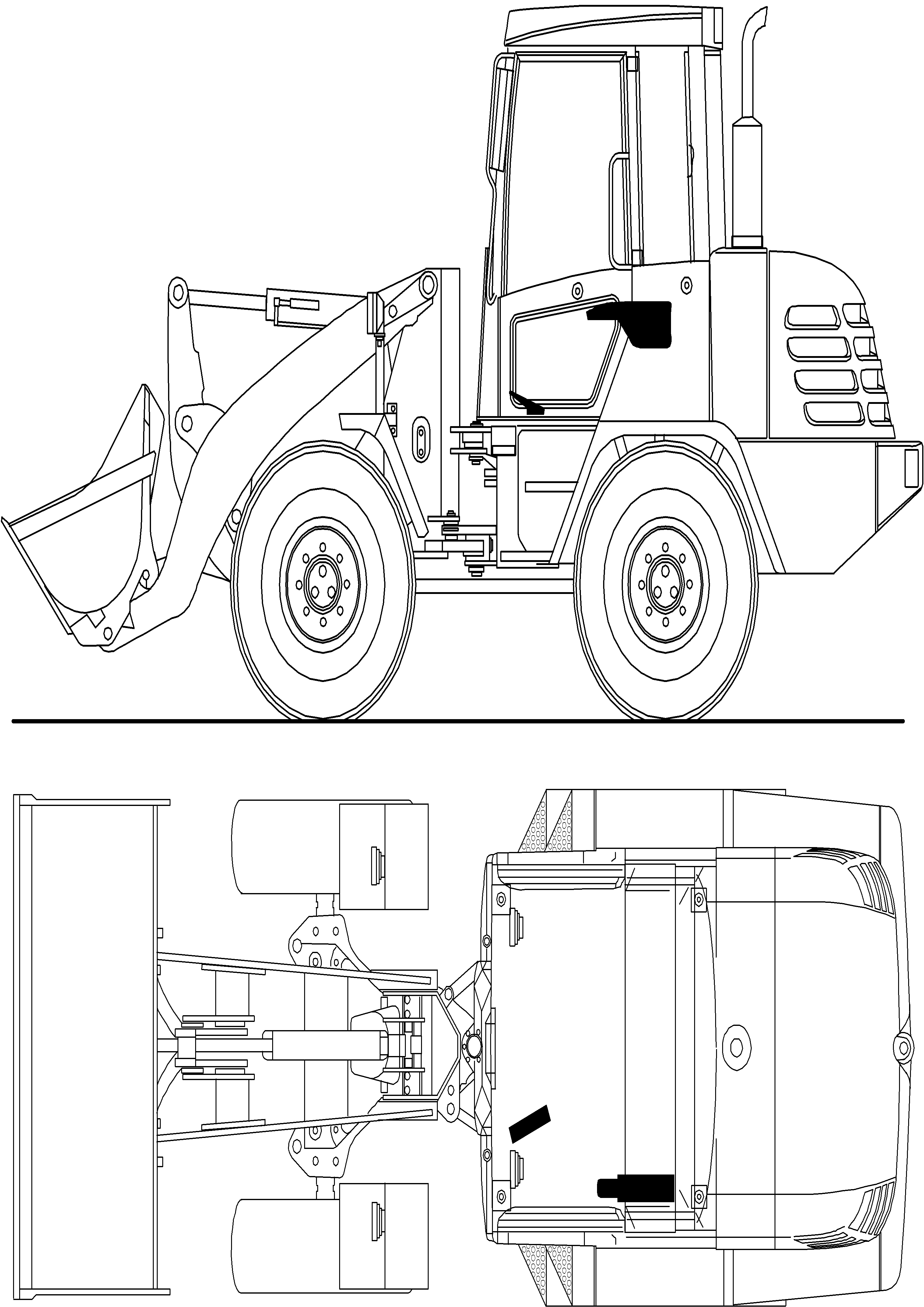 Wheel Loaders Komatsu / WA115-3 (35 km/h) WA115H30051-WA115H30180 / H30181 - Up(wa115_3s) / 09 BRAKE SYSTEM(09 : 09)