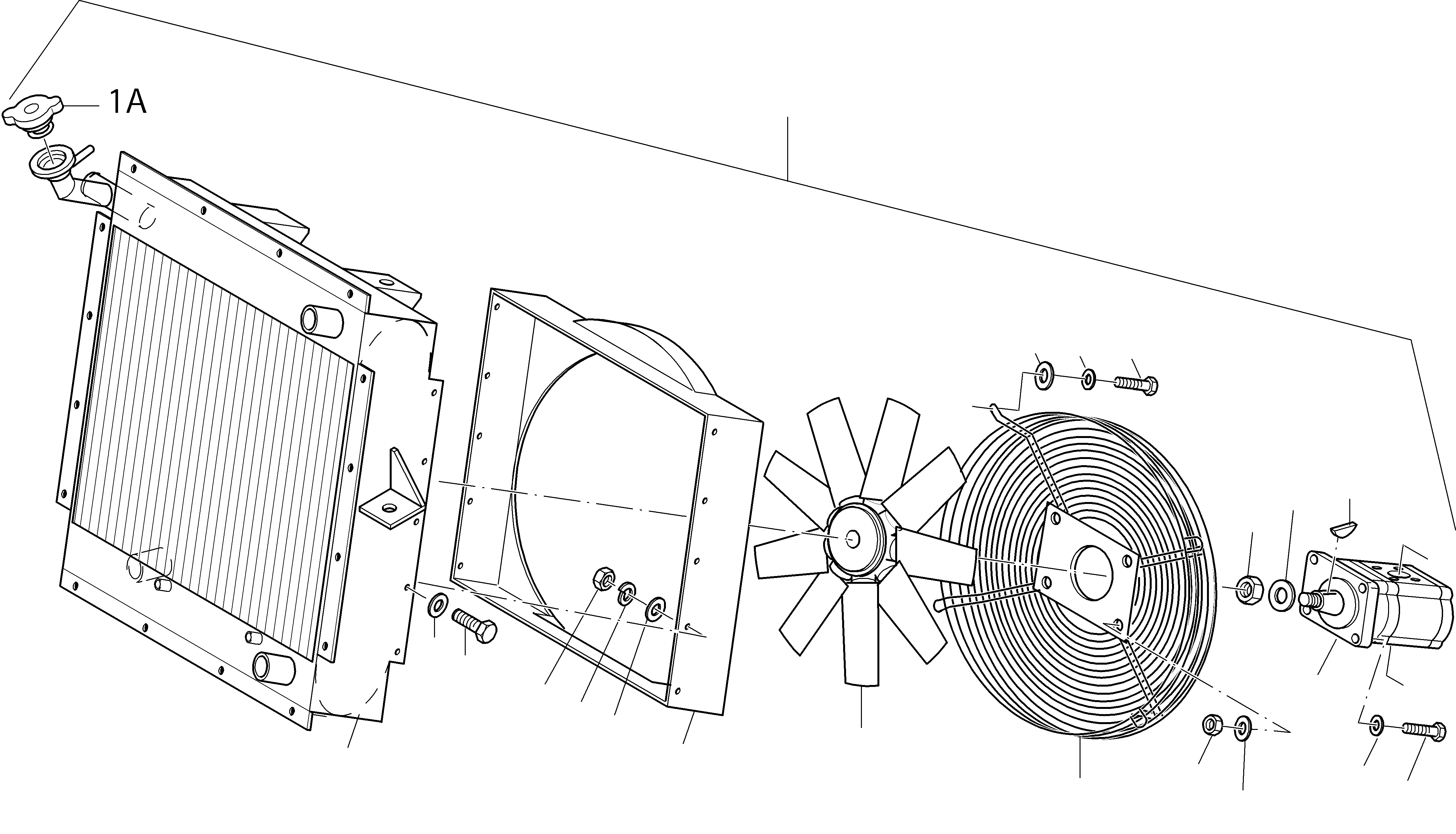 Wheel Loaders Komatsu / WA115-3 (35 km/h) WA115H30051-WA115H30180 / H30181 - Up(wa115_3s) / RADIATOR(02-73 : GJ2K3086)
