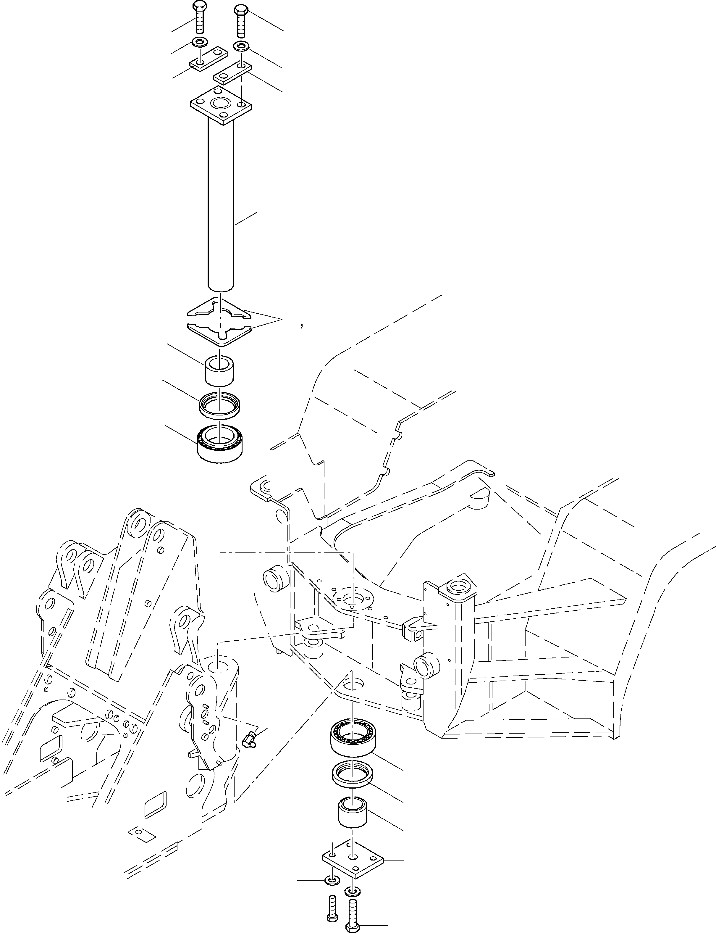 Wheel Loaders Komatsu / WA115-3 (35 km/h) WA115H30051-WA115H30180 / H30181 - Up(wa115_3s) / HINGE(10-03|a : GJ2K3142)