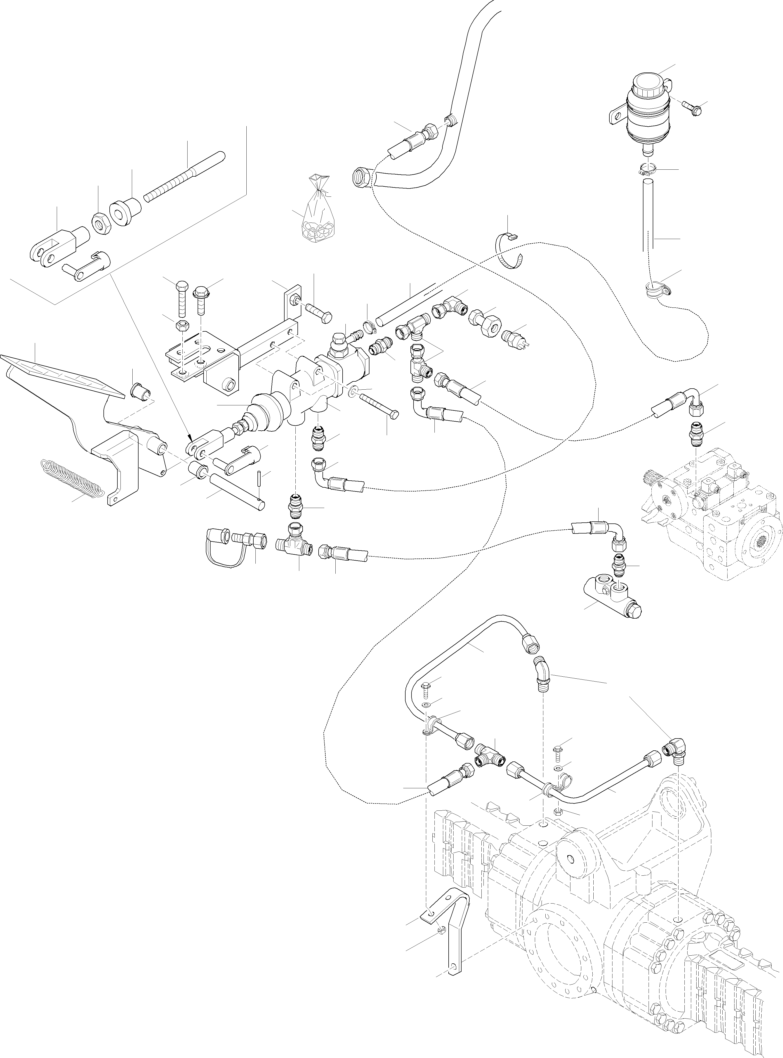 Wheel Loaders Komatsu / WA115-3 (35 km/h) WA115H30051-WA115H30180 / H30181 - Up(wa115_3s) / BRAKE SYSTEM(09-00 : GJ2K3269)