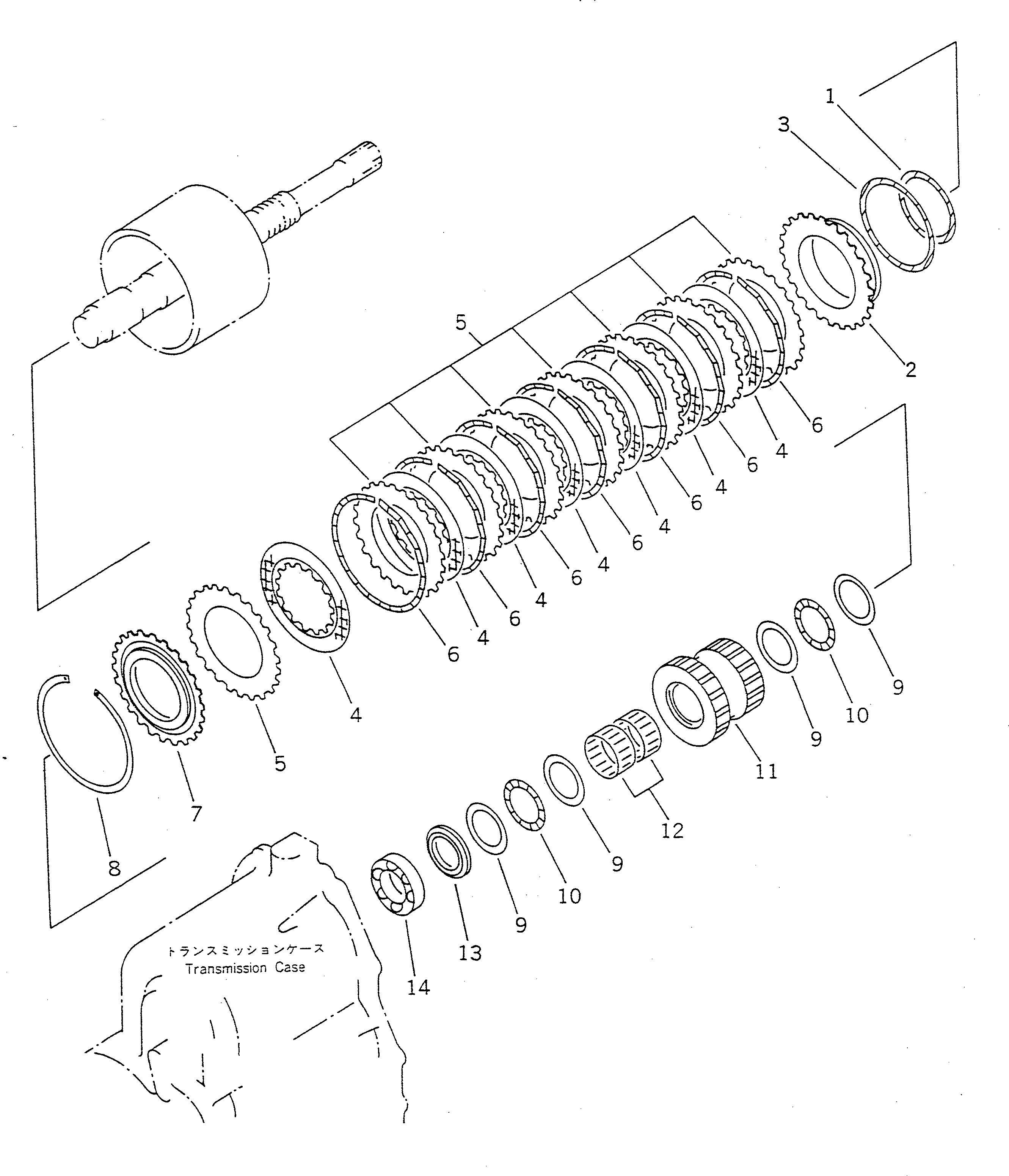 Wheel Loaders Komatsu / WA120-1 S/N 10001-UP(wa120-1c) / REVERSE CLUTCH (TBG/ABE SPEC.)(240100 : 8335)