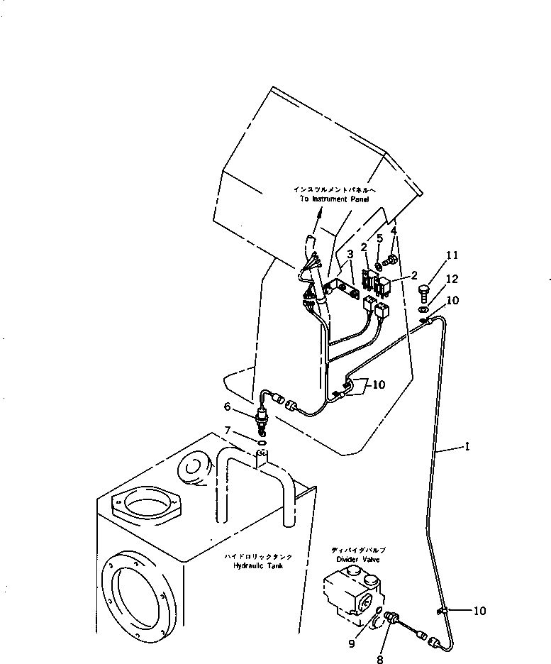 Wheel Loaders Komatsu / WA120-1 S/N 10001-UP(wa120-1c) / EMERGENCY STEERING PIPING (ABE SPEC.)(240320 : 8405)