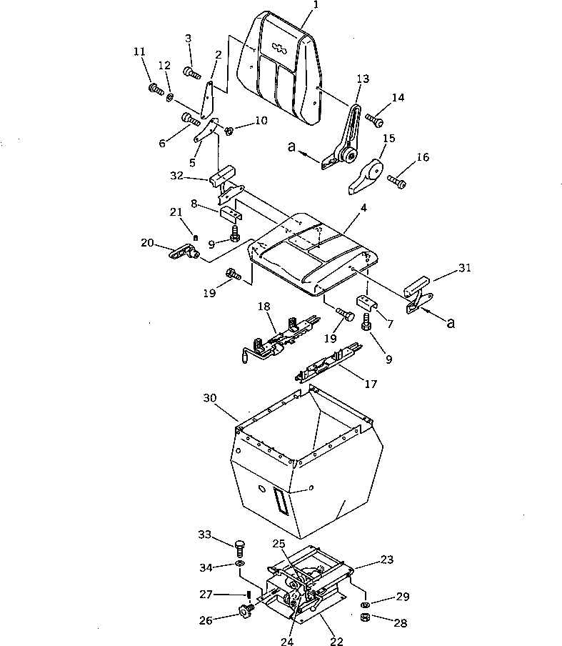 Wheel Loaders Komatsu / WA120-1 S/N 10001-UP(wa120-1c) / OPERATOR
