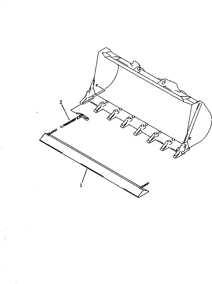 Wheel Loaders Komatsu / WA120-1 S/N 10001-UP(wa120-1c) / TOOTH COVER (ABE SPEC.)(240460 : 8478)