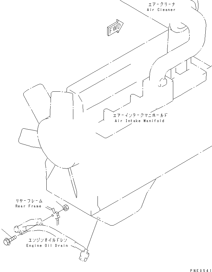 Wheel Loaders Komatsu / WA120-3 S/N 50001-52999 (3-Speed Transmission Spec.)(wa120-3c) / ENGINE RELATED PARTS(#50001-)(030020 : 1011)