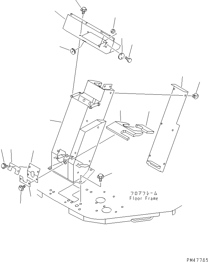 Wheel Loaders Komatsu / WA120-3 S/N 50001-52999 (3-Speed Transmission Spec.)(wa120-3c) / DASHBOARD(#50001-)(150100 : 5121)