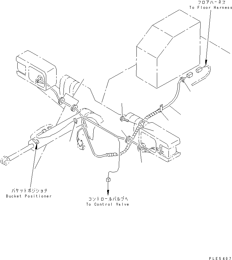 Wheel Loaders Komatsu / WA120-3CS S/N 10004-UP (For Indonesia)(wa120-4c) / WIRING HARNESS (FRONT FRAME LINE)(120030 : E0200-01A0)