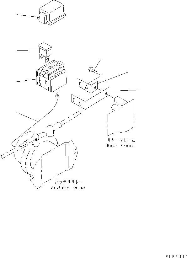 Wheel Loaders Komatsu / WA120-3CS S/N 10004-UP (For Indonesia)(wa120-4c) / WIRING HARNESS (SLOW BLOW FUSE AND MOUNTING)(120080 : E0200-06A0)