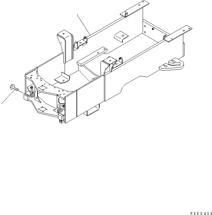 Wheel Loaders Komatsu / WA120-3CS S/N 10004-UP (For Indonesia)(wa120-4c) / REAR FRAME(210020 : J4120-01A0)