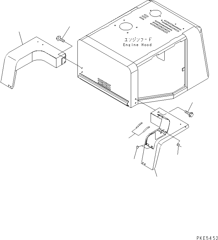 Wheel Loaders Komatsu / WA120-3CS S/N 10004-UP (For Indonesia)(wa120-4c) / REAR FENDER(270060 : M4200-01A0)