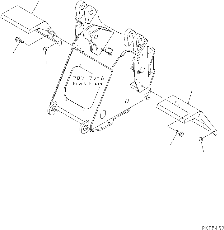 Wheel Loaders Komatsu / WA120-3CS S/N 10004-UP (For Indonesia)(wa120-4c) / FRONT FENDER(270070 : M4210-01A0)