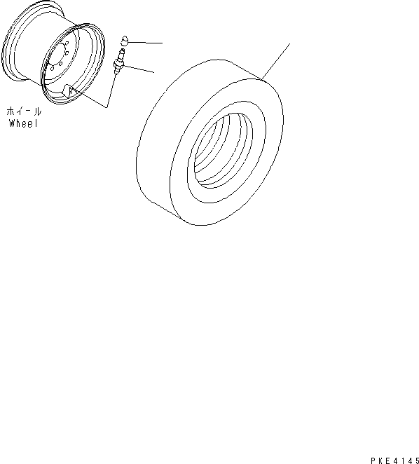 Wheel Loaders Komatsu / WA120-3CS S/N 10004-UP (For Indonesia)(wa120-4c) / TIRE ? 17.5/65-20-12PR-L2(300020 : S0120-01A0)