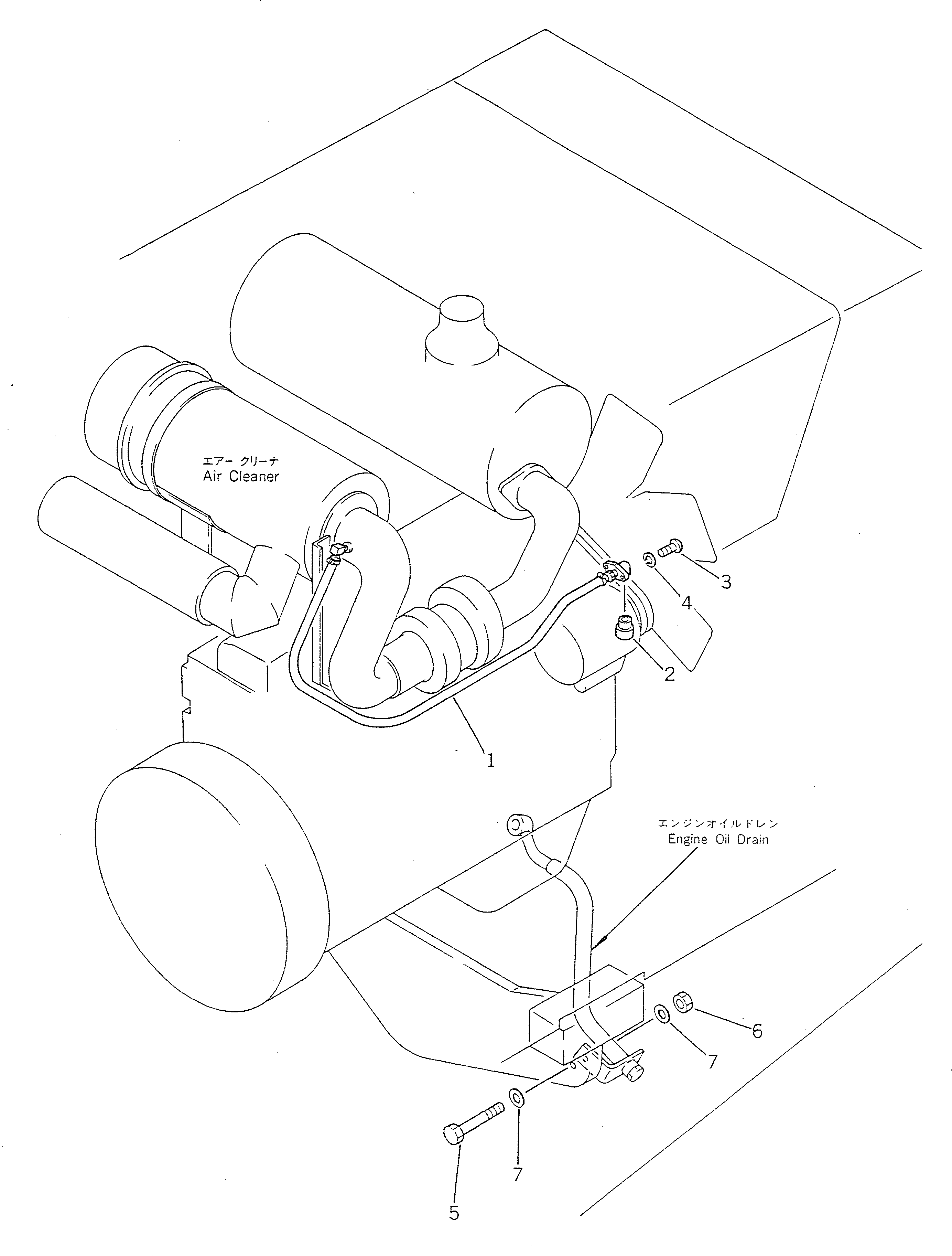 Wheel Loaders Komatsu / WA150-1 S/N 10001-UP(wa150-1r) / ENGINE RELATED PARTS(030020 : 1011)
