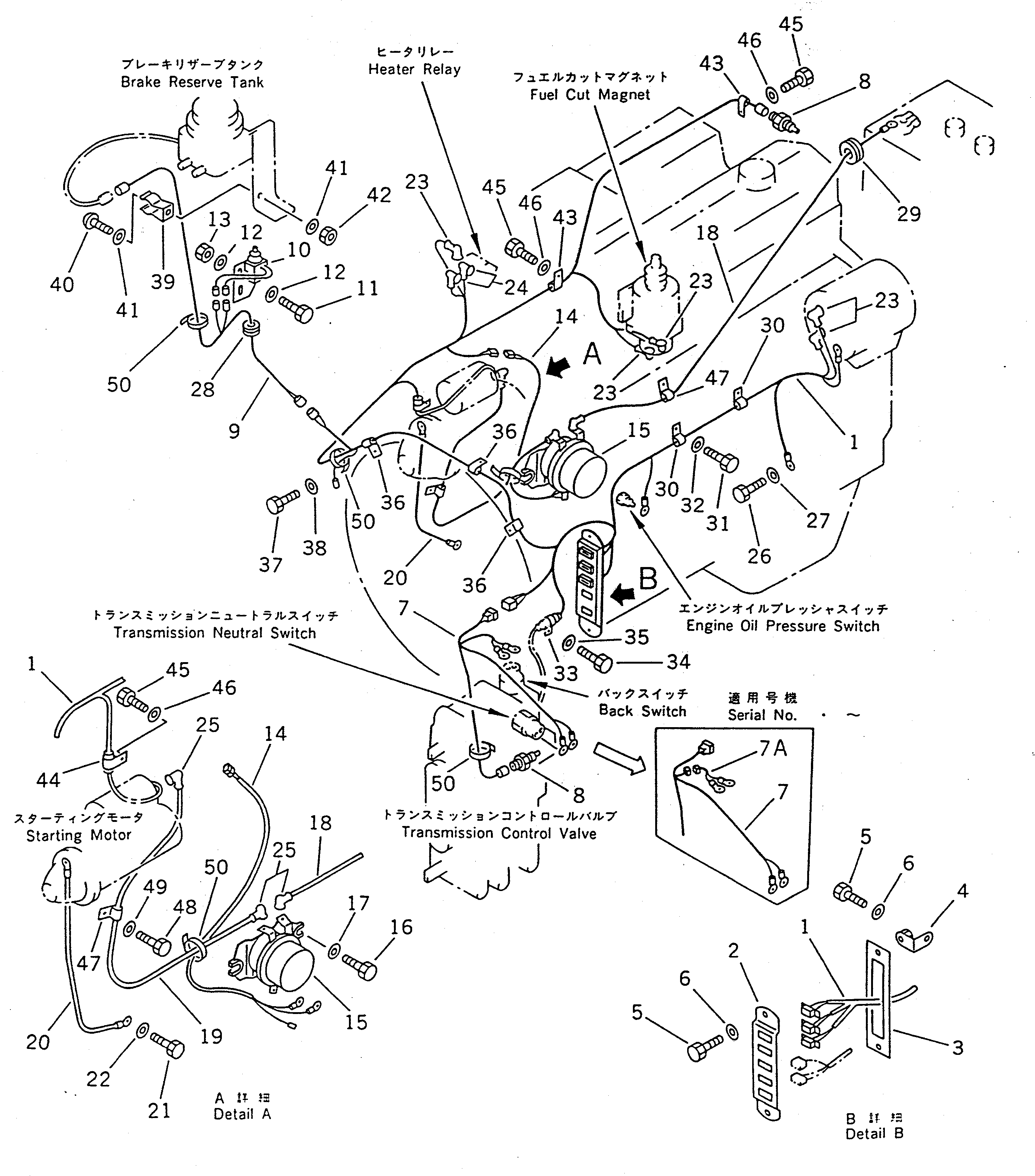 Wheel Loaders Komatsu / WA150-1 S/N 10001-UP(wa150-1r) / ELECTRICAL SYSTEM (ENGINE SENSOR)(#10001-10573)(030170 : 1552)