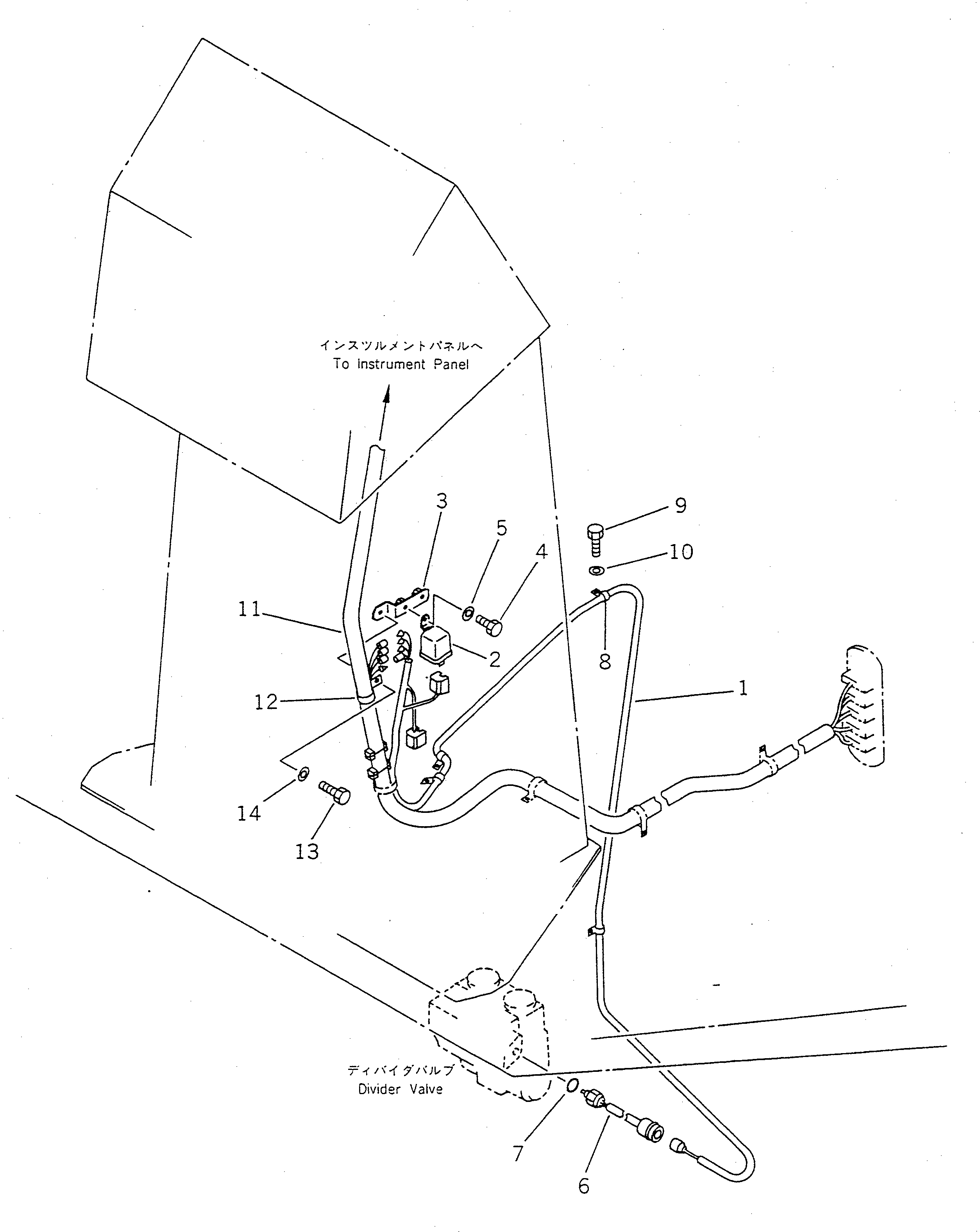 Wheel Loaders Komatsu / WA150-1 S/N 10001-UP(wa150-1r) / EMERGENCY STEERING (3/3) (ELECTRICAL PARTS)(#20001-)(120250 : 4833A)