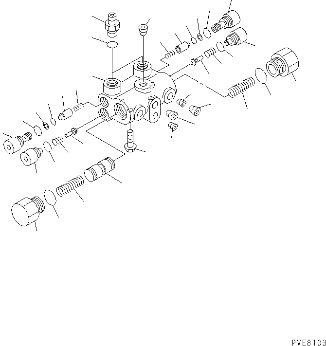 Wheel Loaders Komatsu / WA150-3-SN S/N 63001-UP(wa150-4r) / STEERING LINE (CUSHION VALVE)(180230 : H4410-02A0)