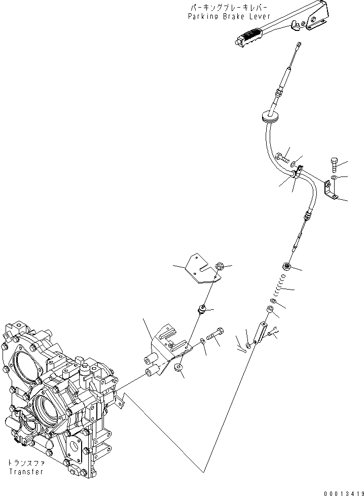 Wheel Loaders Komatsu / WA150-5-A S/N 65001-UP(wa150-5r) / PARKING BRAKE CONTROL(150220 : F4460-01A0)