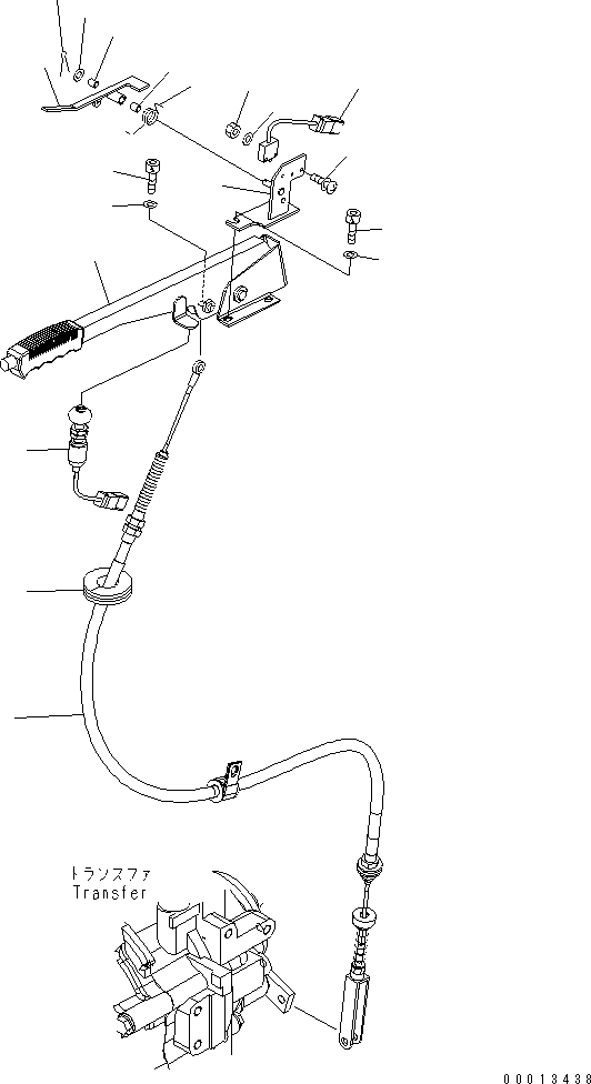 Wheel Loaders Komatsu / WA150-5-TK S/N 65001-UP(wa150-8r) / FLOOR (PARKING BRAKE)(240010 : K0210-01A0)