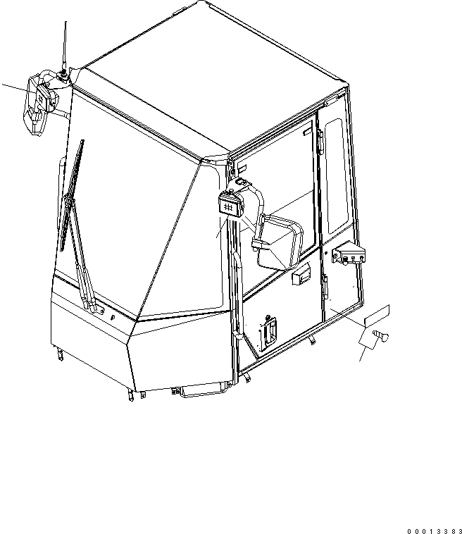 Wheel Loaders Komatsu / WA150-5-TK S/N 65001-UP(wa150-8r) / WORKING LAMP AND PLATE(240350 : K0210-36A0)