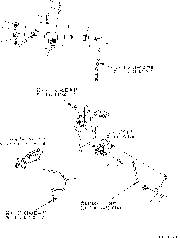 Wheel Loaders Komatsu / WA150-5-TK S/N 65001-UP(wa150-8r) / BRAKE CONTROL(ACUUMLATOR)(240590 : K4460-02A0)