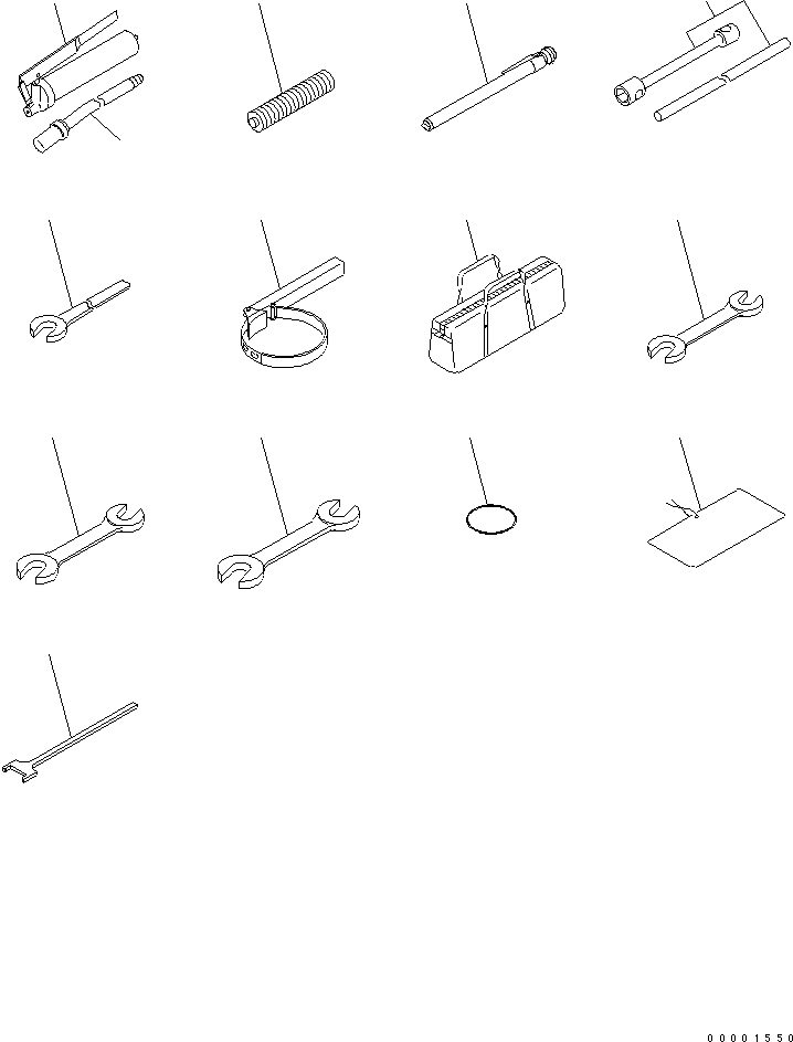 Wheel Loaders Komatsu / WA150-5-TK S/N 65001-UP(wa150-8r) / TOOL(390010 : V0300-01A0)