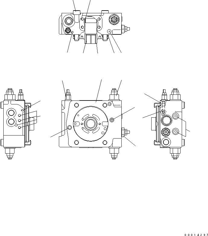 Wheel Loaders Komatsu / WA150-5-TK S/N 65001-UP(wa150-8r) / PUMP (5/15)(420080 : Y1610-15A0)