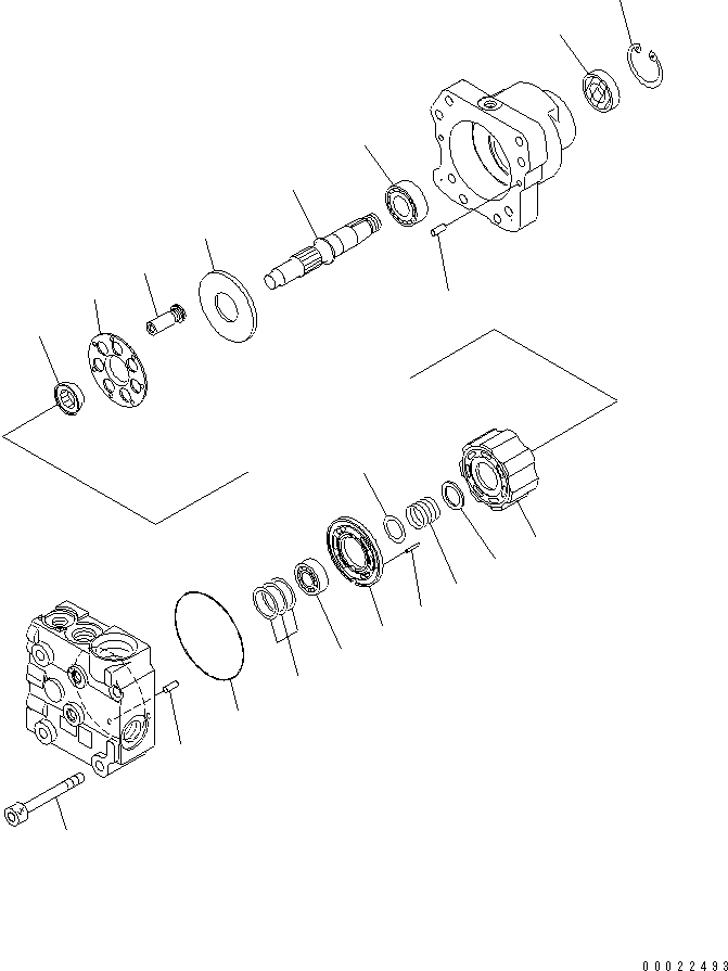 Wheel Loaders Komatsu / WA150-5-TK S/N 65001-UP(wa150-8r) / FAN MOTOR (2/2) (LIVESTOCK RASING SPEC.)(420240 : Y1642-02A0)
