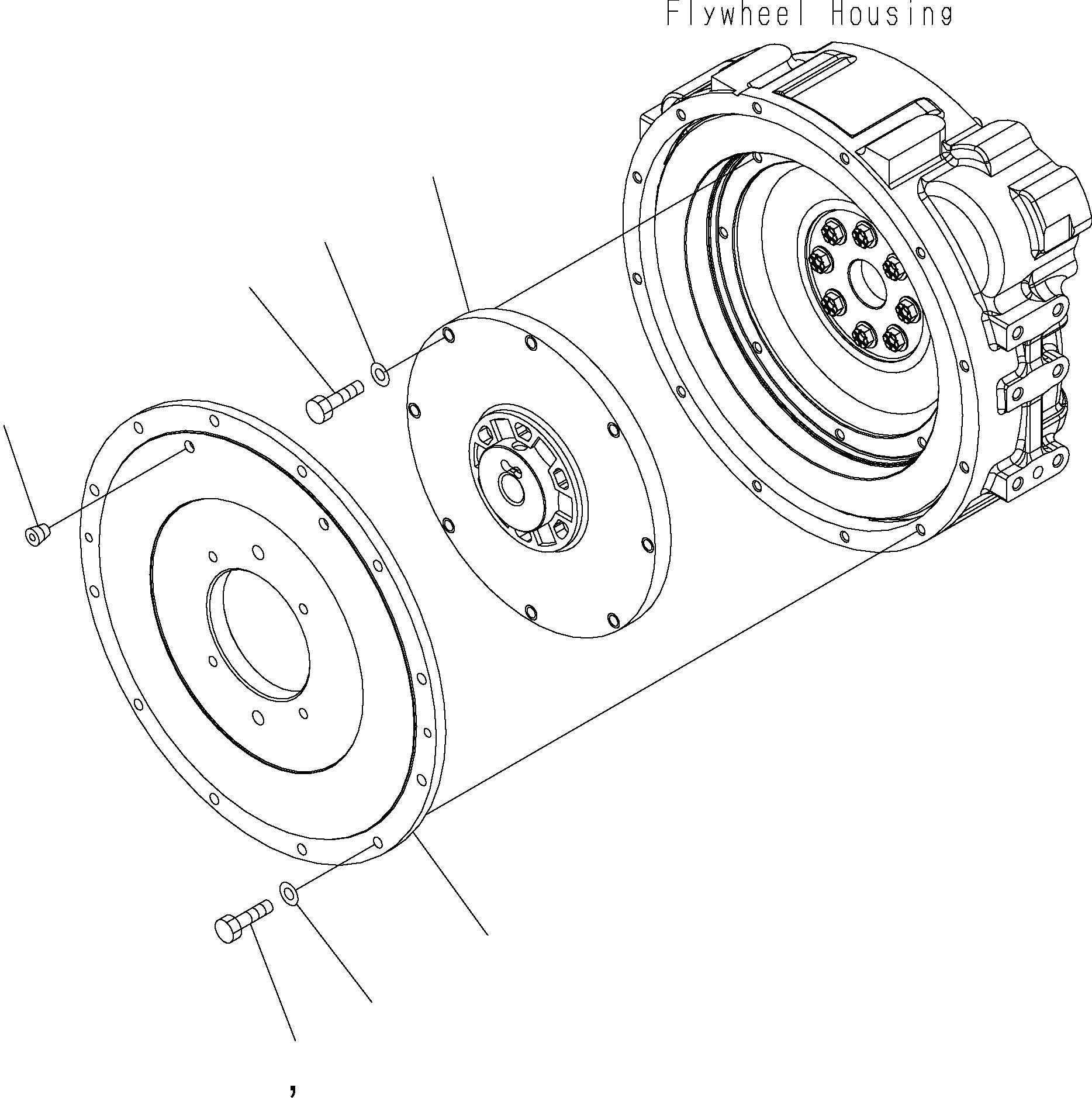 Wheel Loaders Komatsu / WA150PZ-5 S/N H50001 - Up(wa150pz) / DAMPER(B0-8 : B0600-01A0)
