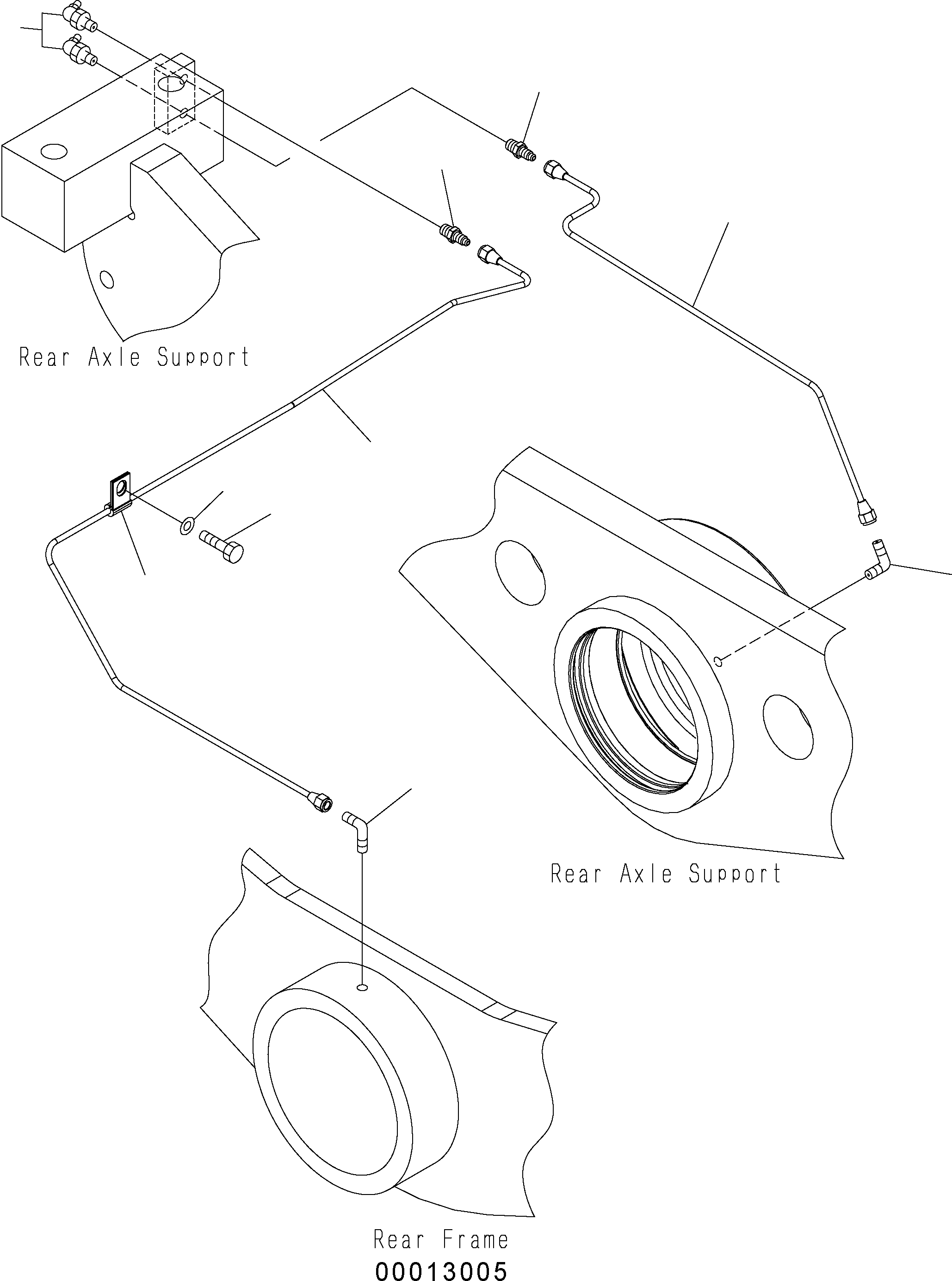 Wheel Loaders Komatsu / WA150PZ-5 S/N H50001 - Up(wa150pz) / REMOTE GREASE(J0-10 : J4710-01A0)